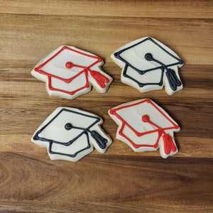Grad Cap Cookies