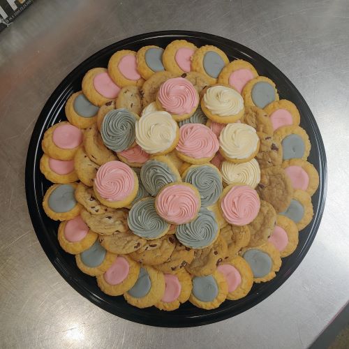 Pastel Pink And Gray Tray