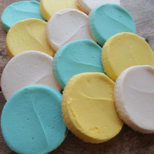Load image into Gallery viewer, 3&quot; Frosted Sugar Cookies Custom Solid Colors
