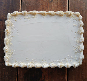 Quarter Sheet Basic Decor Cake