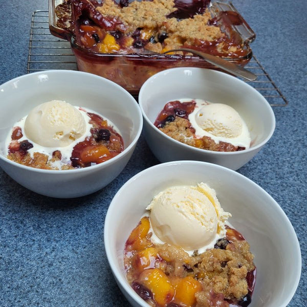 Summer nights are for peaches.