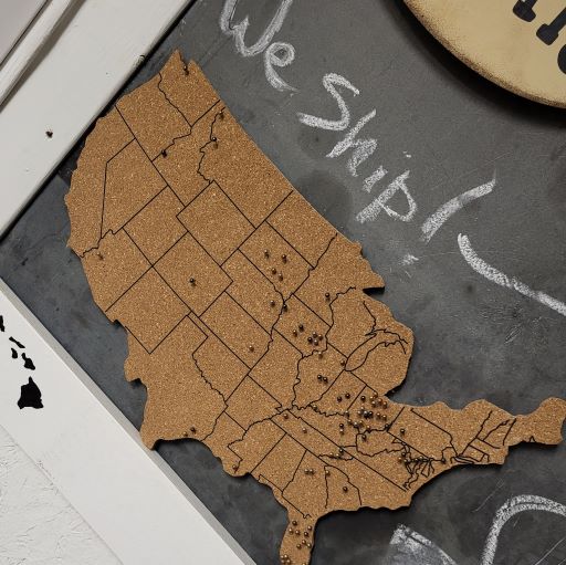 Illinois, Pennsylvania, Montana, Tennessee, Maryland, West Virginia, Minnesota, Florida  and that is just where we are shipping today!