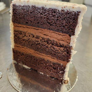 Chocolate Cream Tower Cake