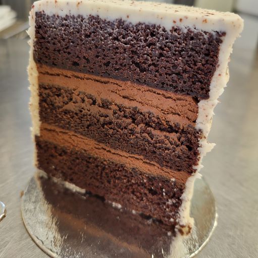 May Chocolate Cream Tower Cake