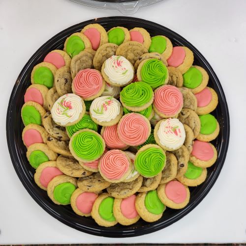 Bright Pink and Green