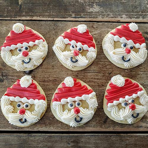 Decorated Santa Face