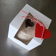 Load image into Gallery viewer, Valentine's Chocolate Cream Tower Cake
