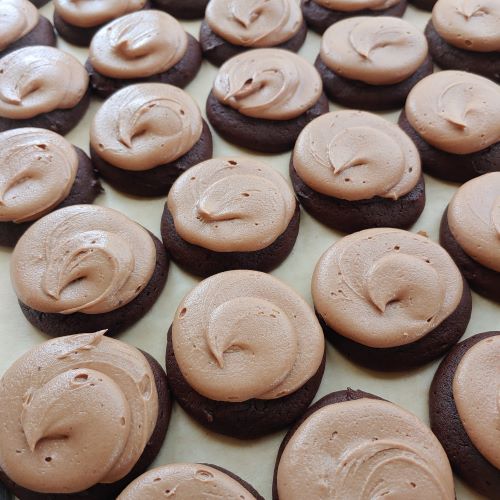 Double Chocolate Cake Cookies