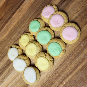 Pastel Thumbprint Cookies