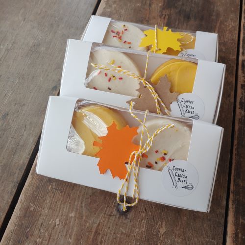 Fall Sugar Cookie Gift Box