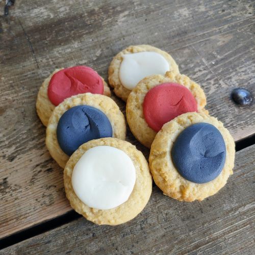 Scarlet and Gray Thumbprints