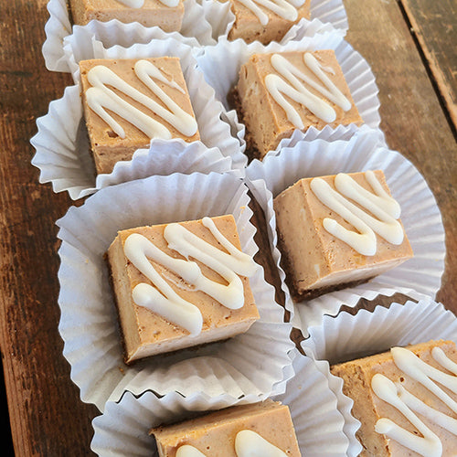 Pumpkin Cheesecake Bites