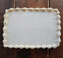 Load image into Gallery viewer, Quarter Sheet Basic Decor Cake

