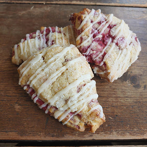 White Chocolate Raspberry Scone